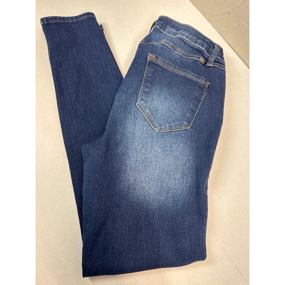 1822‎ Denim Jeans Womens Blue Adrianna Jeans Skinny Ankle Mid Rise Stretch Sz 8